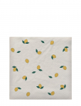Broste Copenhagen - Lemon Paper Napkin - Pabersalvr&auml;tikud - 33X33CM