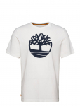 Timberland - Kennebec River Tree Logo Short Sleeve Tee White - L&uuml;hikeste varrukatega - XXL