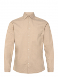Lindbergh - Soft Indigo Stretch Shirt L/S - Teksas&auml;rgid - XXL