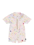 Mikk-line - Uv Suit Frill Recycled Aop - Ujumisriided - 62/68CM
