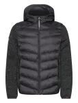Superdry - Hooded Knit Storm Hybrid Jkt - Polsterdatud jakid - S