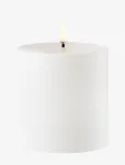 UYUNI Lighting - Outdoor Led Pillar Candle, White, 8,4X10 Cm - Plokkk&uuml;&uuml;nlad - H10CM