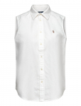 Polo Ralph Lauren - Cotton Oxford Sleeveless Shirt - Varrukateta - L
