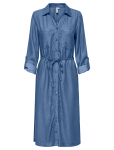 ONLY - Onlcharis Life Ls Bel Shirt Dress Cc Wvn - P&otilde;lveni ja midi - XS
