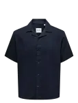 ONLY & SONS - Onskari Resort Ss Shirt Visc Lin 0075 Cs - L&uuml;hikeste varrukatega s&auml;rgid - M