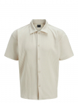 Jack & Jones - Jcointerlude Plisse Shirt Ss - L&uuml;hikeste varrukatega s&auml;rgid - S