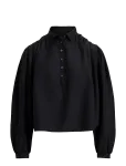 Polo Ralph Lauren - Pleated Cotton-Silk Shirt - Pikkade varrukatega - XL
