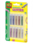 SES Creative - Biodegradable Glitter 10 Colours - K&auml;sit&ouml;&ouml;komplektid - ONE SIZE