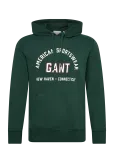 Gant - Printed Graphic Hoodie - Kapuutsiga pusad - XXL