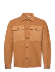 Knowledge Cotton Apparel - Organic Cotton Corduroy Overshirt G - Velvets&auml;rgid - M