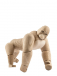 Novoform - Gorilla - Puidust kujud - 16X12X14CM