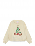 Vero Moda Girl - Vmglitter Ls O-Neck Xmas Girl - Pulloverid - 122/128