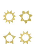 House Doctor - Napkin Rings, Hdring, Antique Brass Finish - Salvr&auml;tikur&otilde;ngad ja -hoidjad - 8.5X8.5X1CM