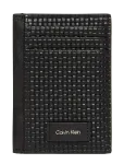 Calvin Klein - Embossed Woven N/S Card Case - Kaarditaskud - ONE SIZE