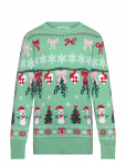 Happy Seasons - Cute Christmas Ribbon Sweater - Kids - Pulloverid - 3-4&Aring;R