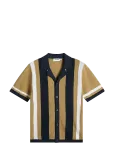 J. Lindeberg - Remus Resort Collar Knit Polo - L&uuml;hikeste varrukatega kootud polos&auml;rgid - XL