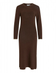 Vila - Vikerry O-Neck L/S Knit Maxi Dress-Noos - P&otilde;lveni ja midi - XXL