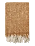 House Nordic - Jorun - Plaid,  Wool Mix, Tan, 130X170 Cm - Tekid ja pleedid - 170X130CM