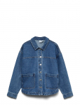 Vero Moda - Vmjamie Ls Denim Shacket Mix Ga Noos - L&uuml;hikesed teksap&uuml;ksid - XL
