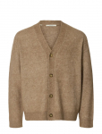 Selected - Slhrai Brushed Ls Knit Relaxed Cardigan - Kardiganid - XXL