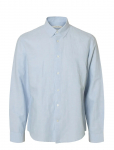 Selected - Slmregclay Linenblend Ls Shirt Cla Noos - Vabaaja s&auml;rgid - M