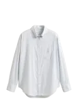 Gant - Rel Luxury Oxford Stripe Bd Shirt - Pikkade varrukatega - 36