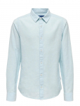 ONLY & SONS - Osjcaiden Life Ls Linen Shirt Wn Noos - Pikkade varrukatega s&auml;rgid - 146