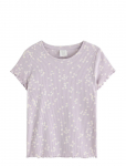 Lindex - Ribbed Short-Sleeved Top - L&uuml;hikeste varrukatega - 92