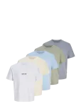 Jack & Jones - Jornorrebro Emb Tee Ss Cn 5Pk Mp - L&uuml;hikeste varrukatega - M