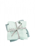 Done By Deer - Burp Cloth 2-Pack Lalee Blue - Musliinlapid - 65X 65CM