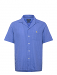 Polo Ralph Lauren - Classic Fit Linen-Blend Seersucker Shirt - Vabaaja s&auml;rgid - M