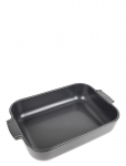 Peugeot - Appolia Rektangul&aelig;rt Ovnfad 36 Cm Mat Sort - Ahjuvormid - 36 CM