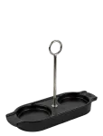 Peugeot - Linea Keramisk Bakke Med H&aring;ndtag, Satin Sort - Kandikud - 16 CM