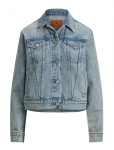 Lauren Ralph Lauren - Denim Trucker Jacket - L&uuml;hikesed teksap&uuml;ksid - XL