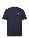 Lyle & Scott - Popcorn Jacquard T-Shirt - L&uuml;hikeste varrukatega - M