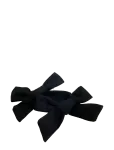 Pipol's Bazaar - Stina Bow 2 Pcs Black - Juukseklambrid - ONE SIZE