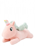 Teddykompaniet - Kramis, Liggande Enh&ouml;rning, Liten, Persika - Pehmed loomad - 35 CM