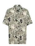 Jack & Jones - Jjjeff Monochrome Aop Resort Shirt Ss - L&uuml;hikeste varrukatega s&auml;rgid - XL