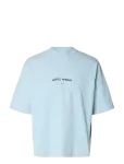 Selected - Slhboxyliam Ss O-Neck Tee Hotel Amour - L&uuml;hikeste varrukatega - L
