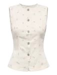 ONLY - Onlnaomi Aop Waistcoat Otw - Teksavestid - M