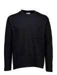 Lindbergh - O-Neck Tee Oversized Cropped L/S - Pikkade varrukatega - M