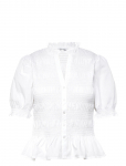 Bubbleroom - Short Sleeve Cotton Smock Blouse - L&uuml;hikeste varrukatega - XL