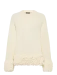 Gina Tricot - Knitted Fringe Sweater - Džemprid - XS