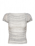 Gina Tricot - Puff Sleeve Mesh Top - L&uuml;hikeste varrukatega - XL