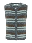Soft Rebels - Srcamilla Vest Striped Knit - Kootud vestid - L