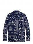 Polo Ralph Lauren - Classic Fit Nautical Bandanna Shirt - Vabaaja s&auml;rgid - S