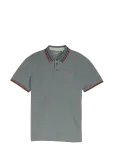 Tom Tailor - Printed Polo - L&uuml;hikeste varrukatega - L