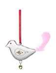 Holmegaard - Ann-Sofi Romme Annual Christmas Bird 2026 Small Clear - J&otilde;ulutarvikud - 7 CM