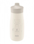 NUK - Mini-Me Sip Steel 300 Ml, Fox - Nokaga tasssid - 300 ML