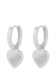 SN&Ouml; Of Sweden - Rule Heart Pendant Ear Plain S-Onesize - R&otilde;ngad - ONE SIZE
